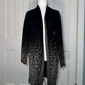 JM Collection Black and Gold Women's Cardigan